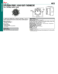Thumbnail of document Data Sheet - 862E Explosion-Proof, Heavy-Duty Thermostat